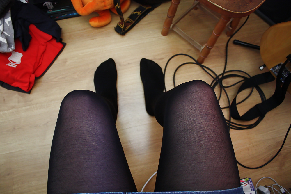 My sister's tights and skirt #9664768