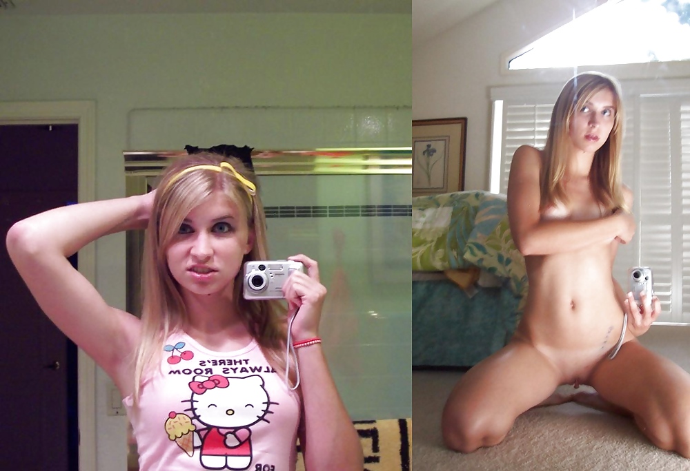 Teens dressed undressed Before and after #10218483