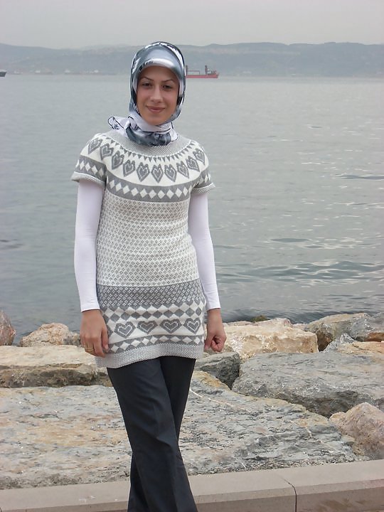 Turkish arab hijab turbanli asian kapali #18161138