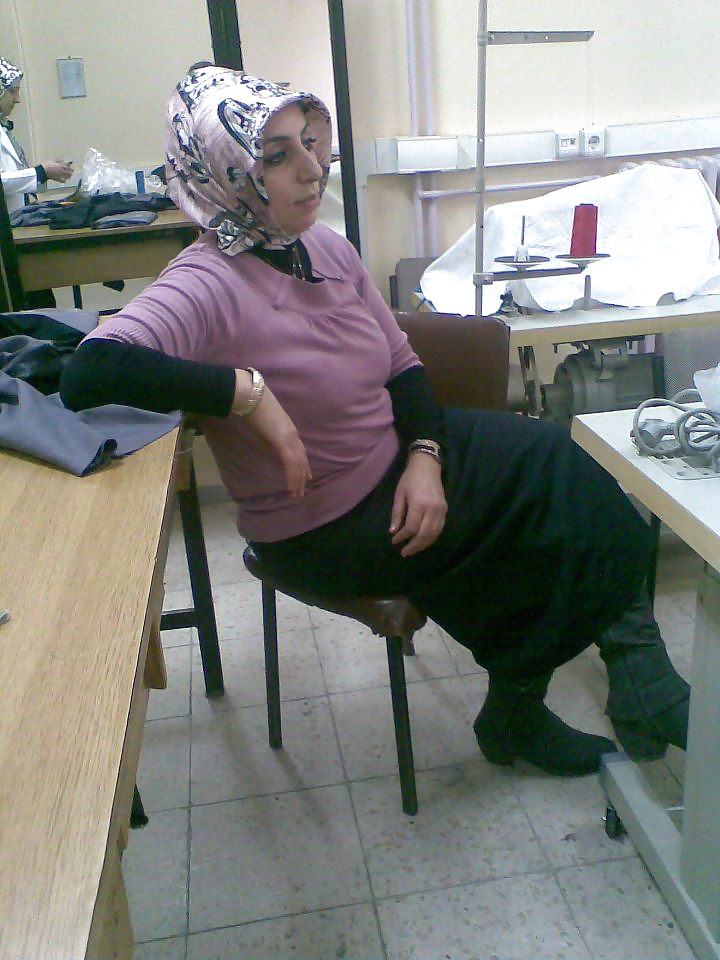Turkish arab hijab turbanli asian kapali #18161238