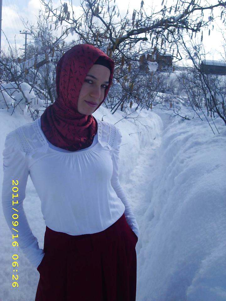 Türkisches Arabisches Hijab, Turban Tragenden Asiatisch Aus #18161331