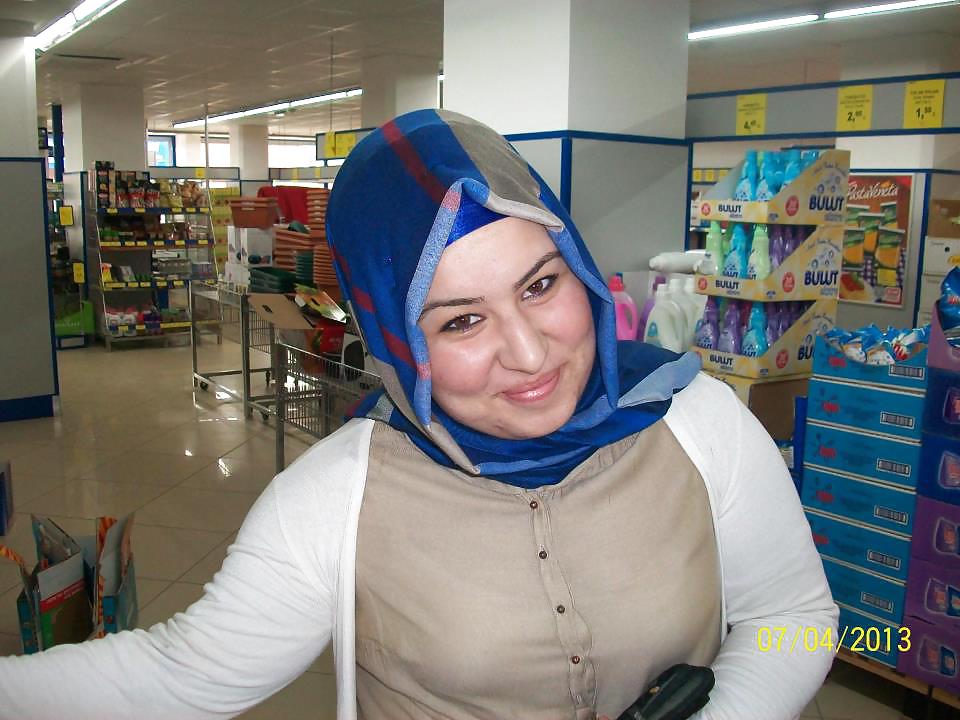Turkish arab hijab turbanli asian kapali #18161338