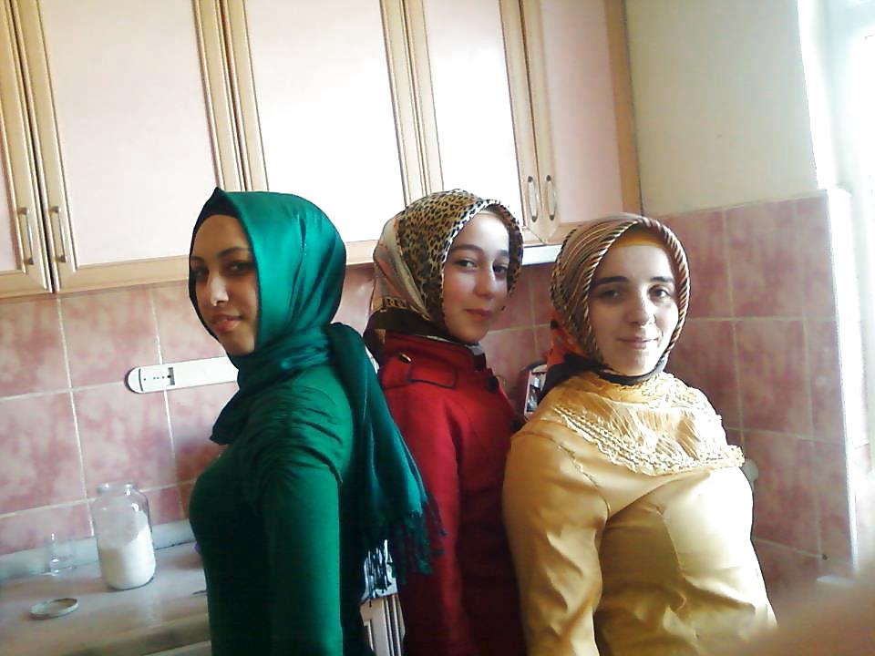 Turkish arab hijab turbanli asian kapali #18161373