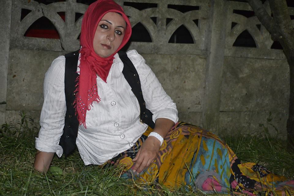 Turkish arab hijab turbanli asian kapali #18161436