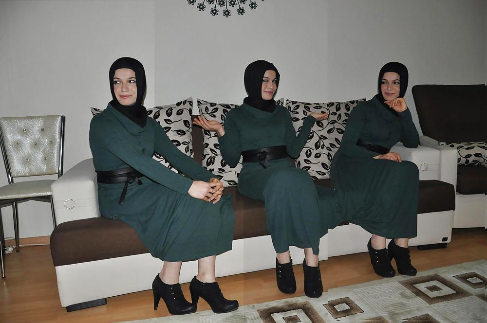 Turkish arab hijab turbanli asian kapali #18161479