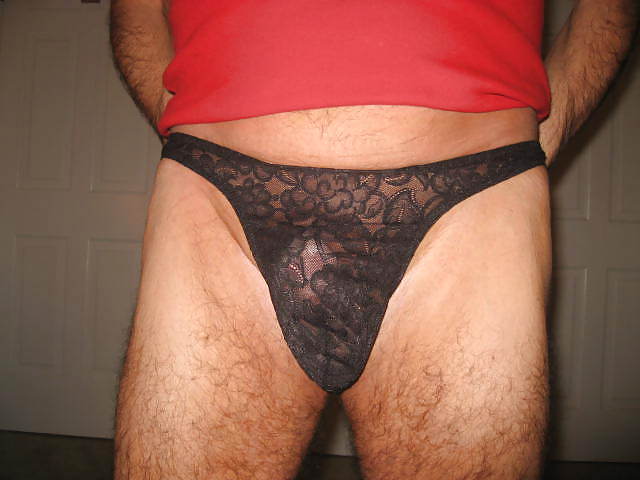 Sissy Loves Her Lace Thong #8630286