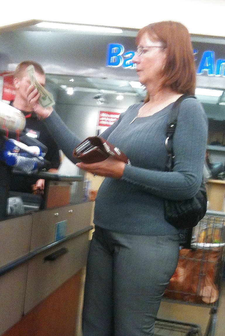 Mature Lady In the Supermarket #6275930