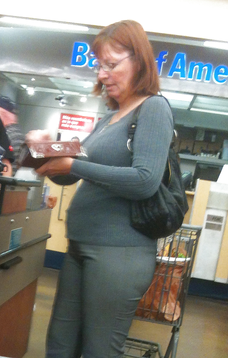 Mature Lady In the Supermarket #6275980