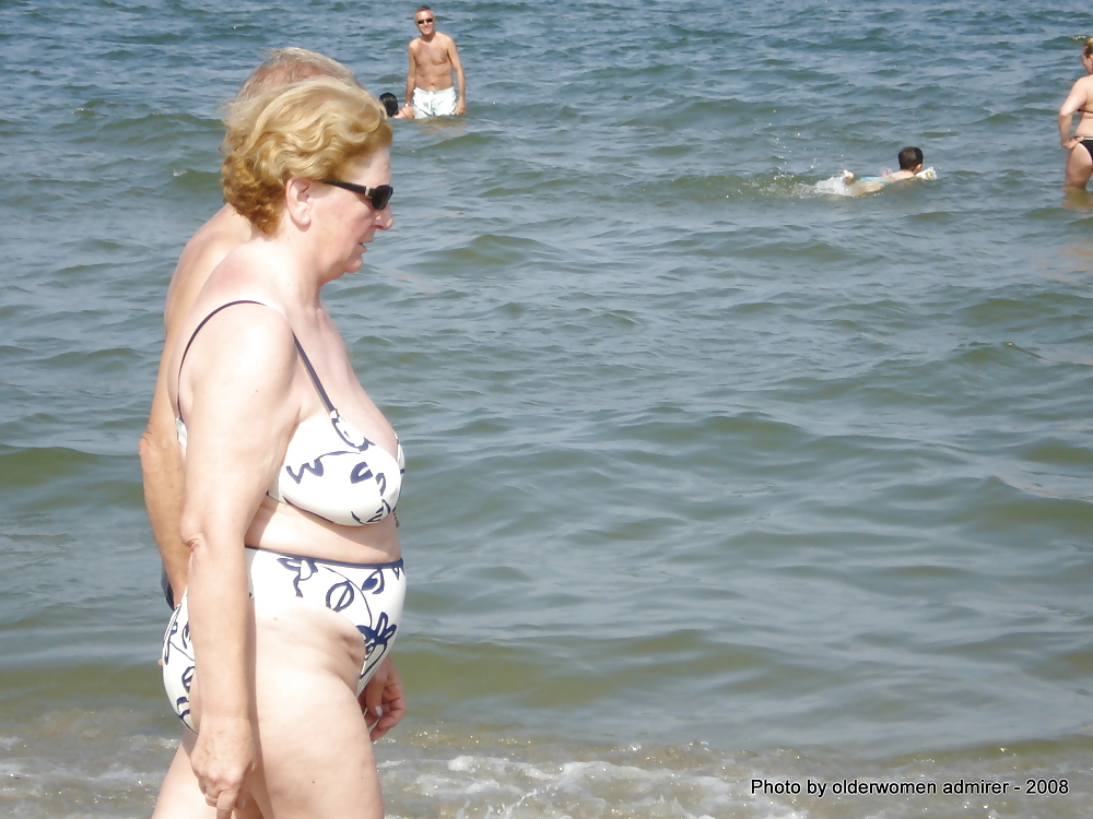 Grannies on beach 2 #11177407