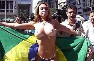 RIOTS IN BRAZIL - Naked Girls #20008387