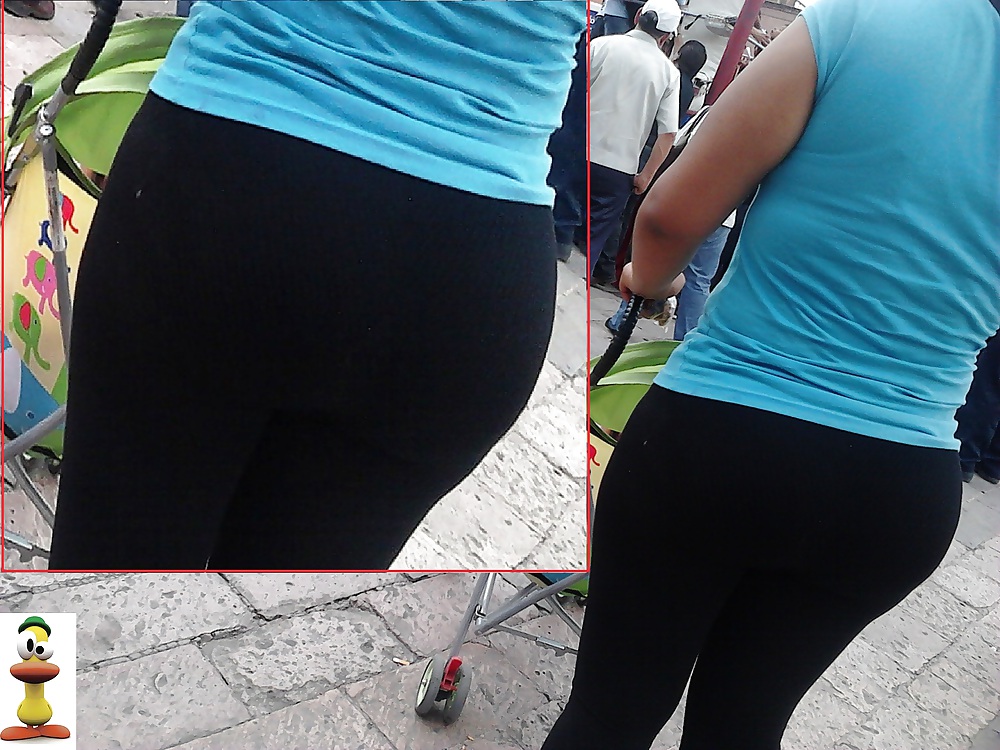 UN CULOTE DE UNA GORDITA EN LICRA #17294831