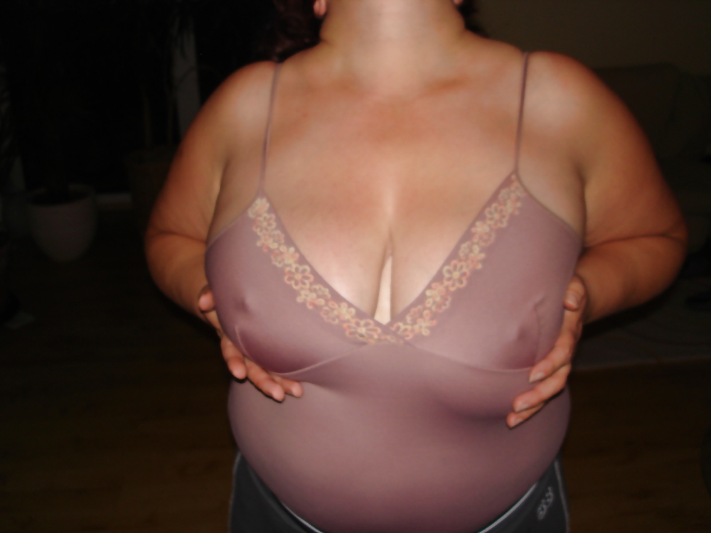 My German BBW braless and transparency #17535911