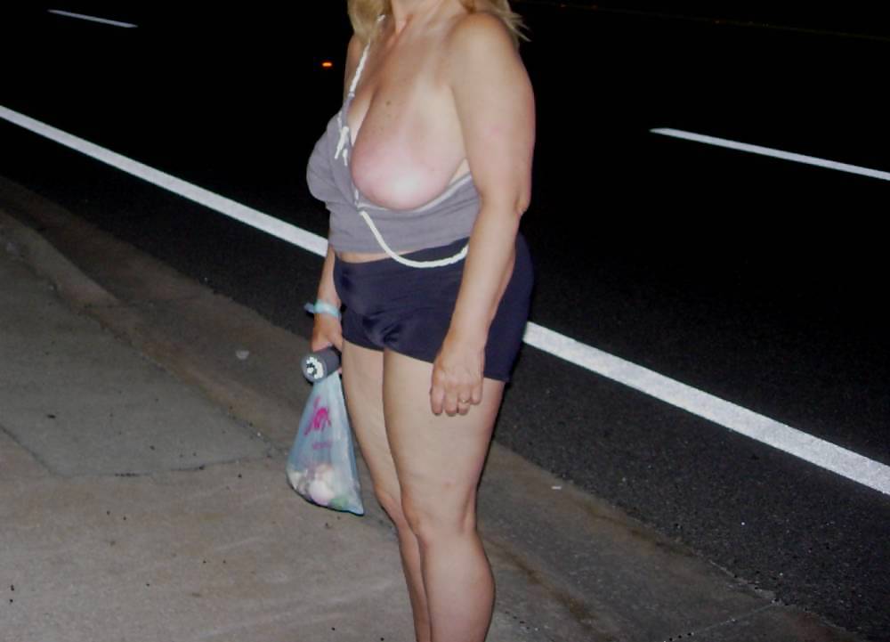 One tit out #9468613