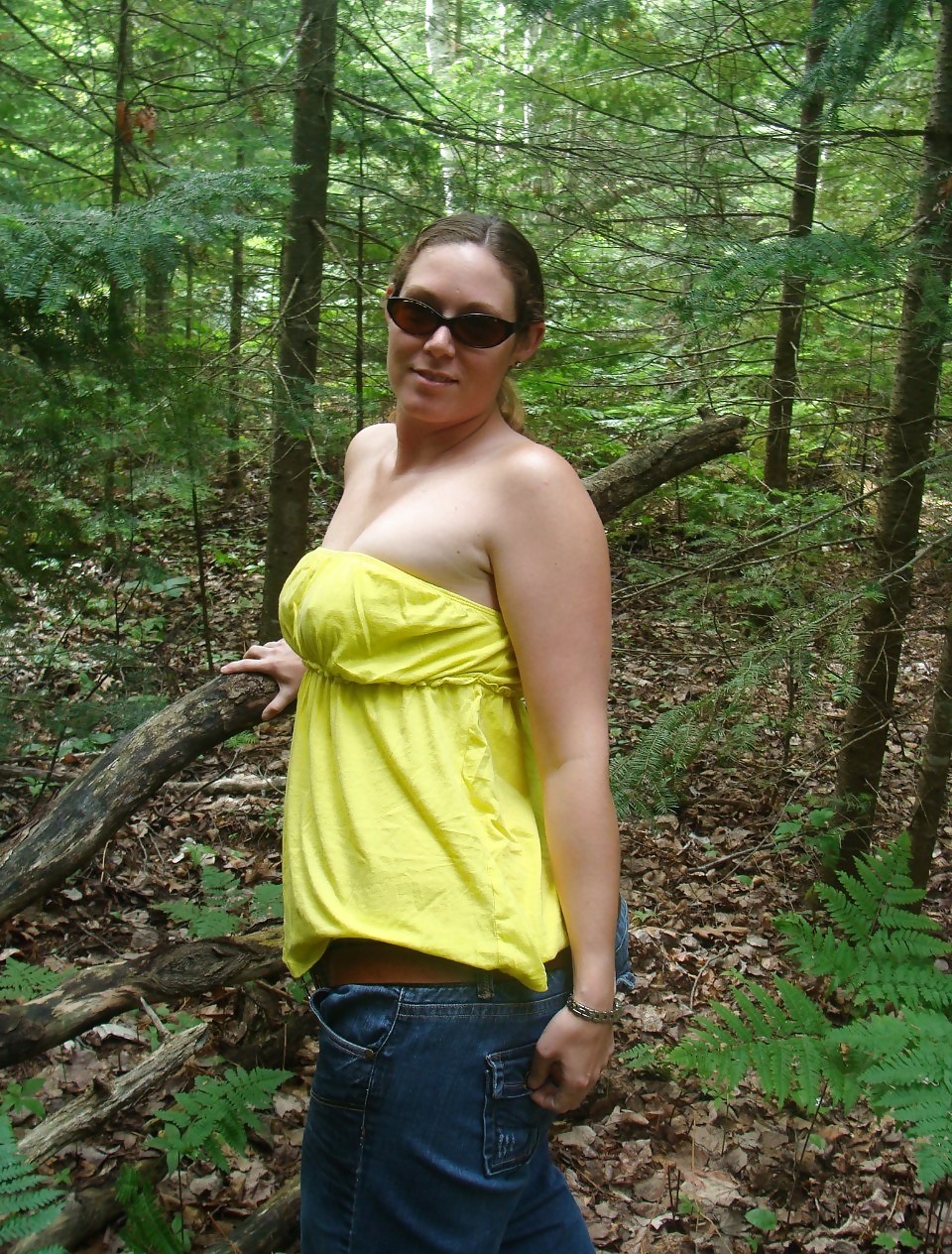 Chubby Milf in the forest #10711952