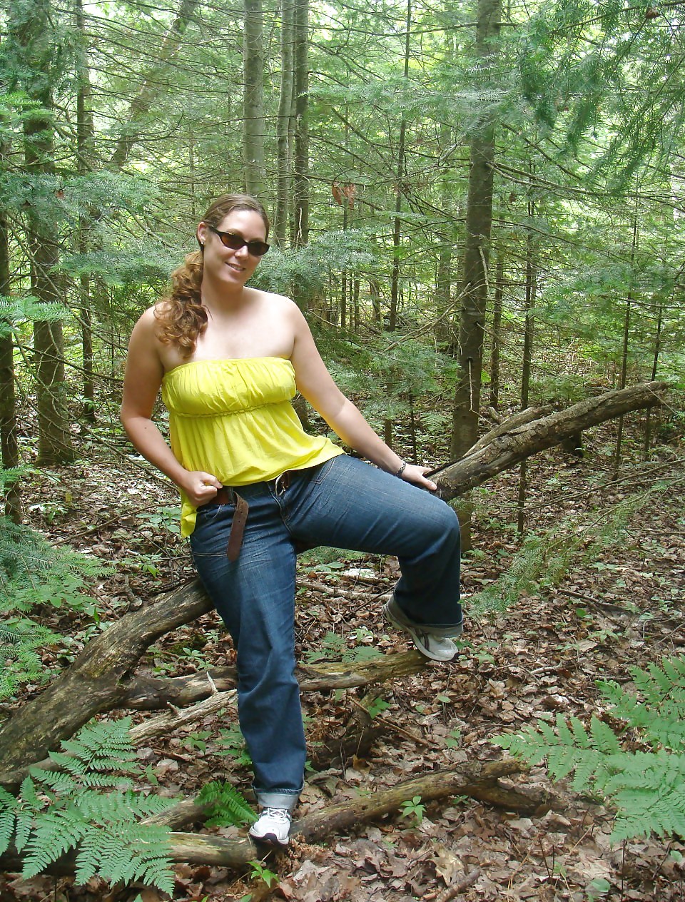 Chubby Milf in the forest #10711987