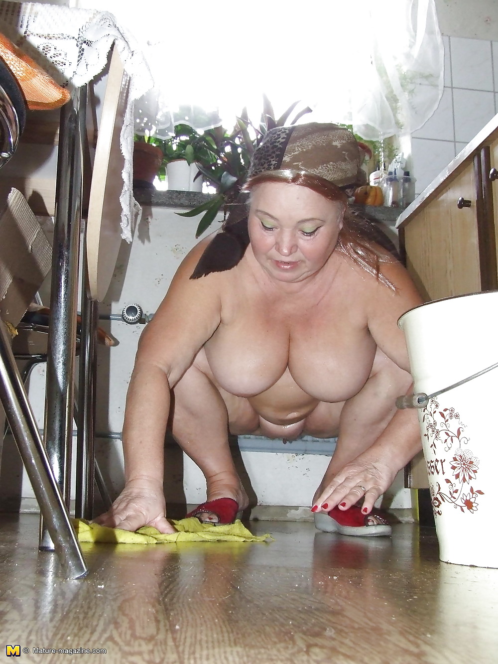 Mature cleaning lady 2 #1150996