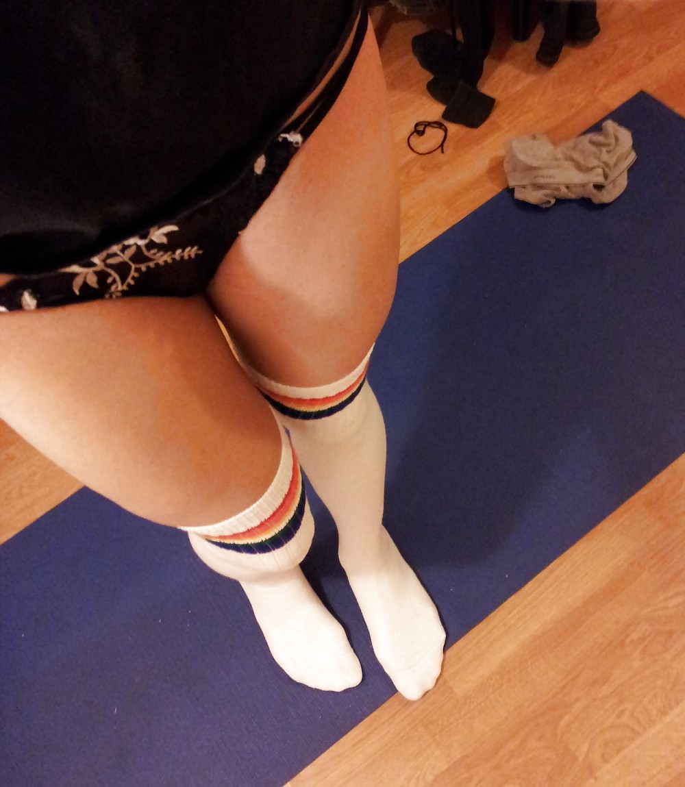 Cd crossdresser trap trans idk...rainbow socks!! #8250751