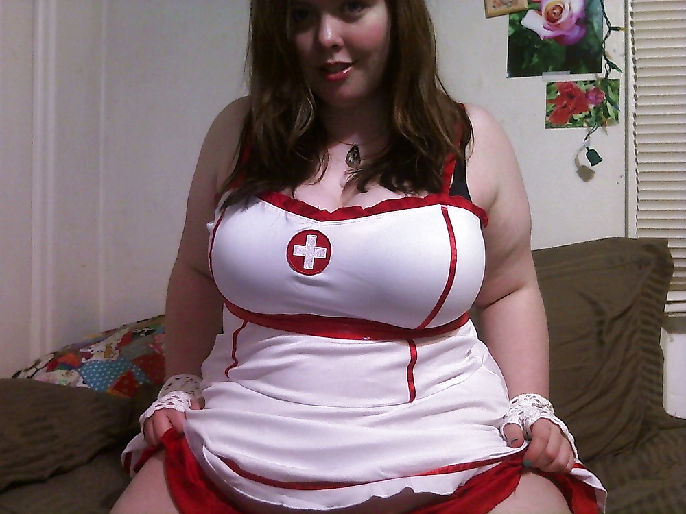 He likes the nurse costume lots #9339380