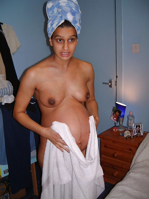 The Beauty of Amateur Pregnant Indian MILF #13760421