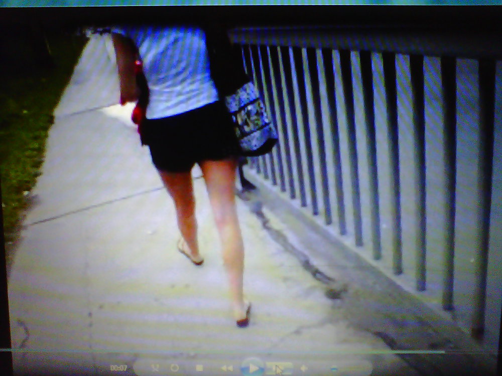 Hottie on the boulevard