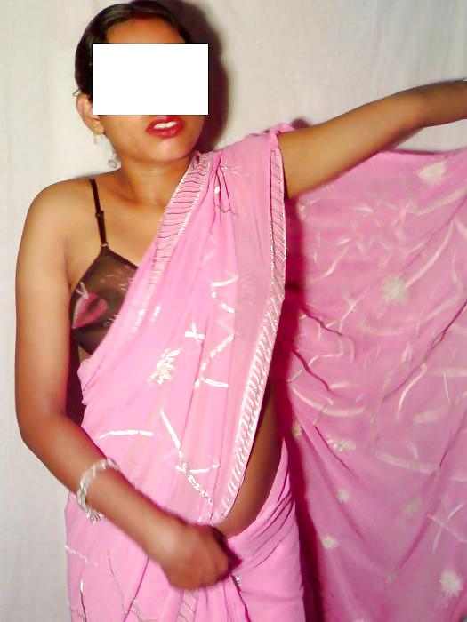 Indian wife hides her face #3134708