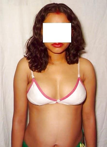 Indian wife hides her face #3134721