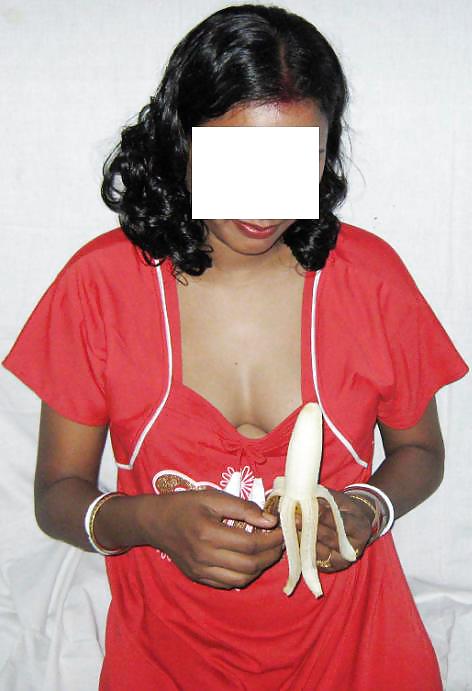 Indian wife hides her face #3134773