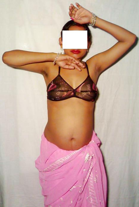 Indian wife hides her face #3134866