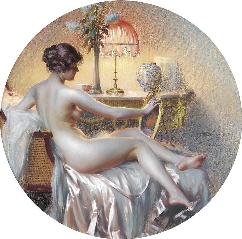 Gemalt Eroporn Kunst 77 - Delphin Enjolras #11190282