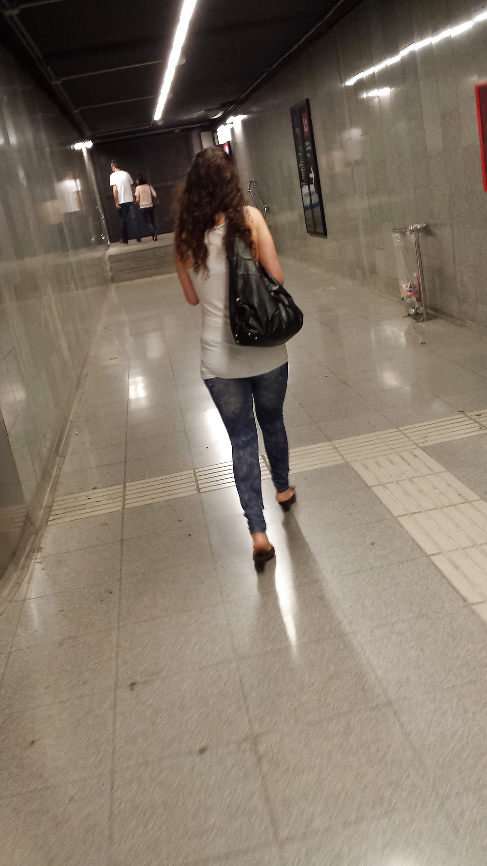 Voyeur in Barcelona metro #17959235
