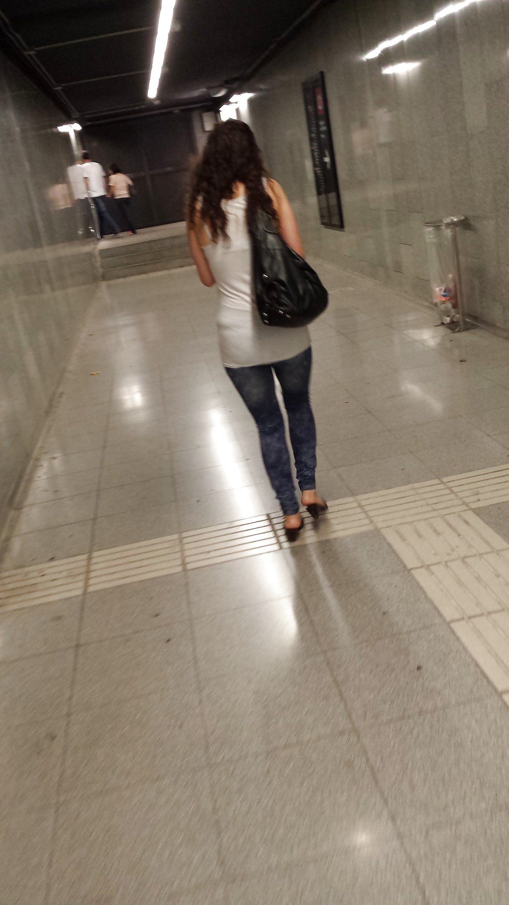 Voyeur in Barcelona metro #17959243
