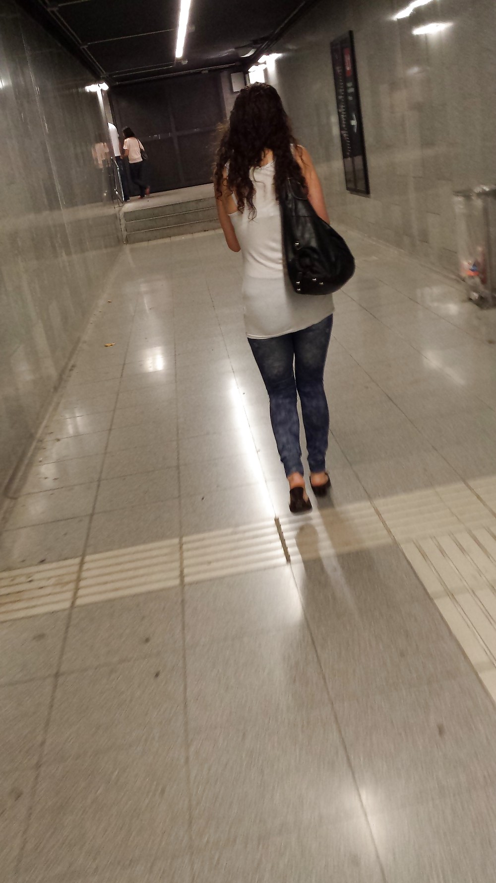Voyeur in Barcelona metro #17959256