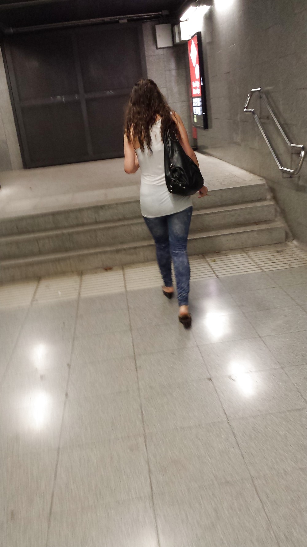 Voyeur in Barcelona metro #17959269