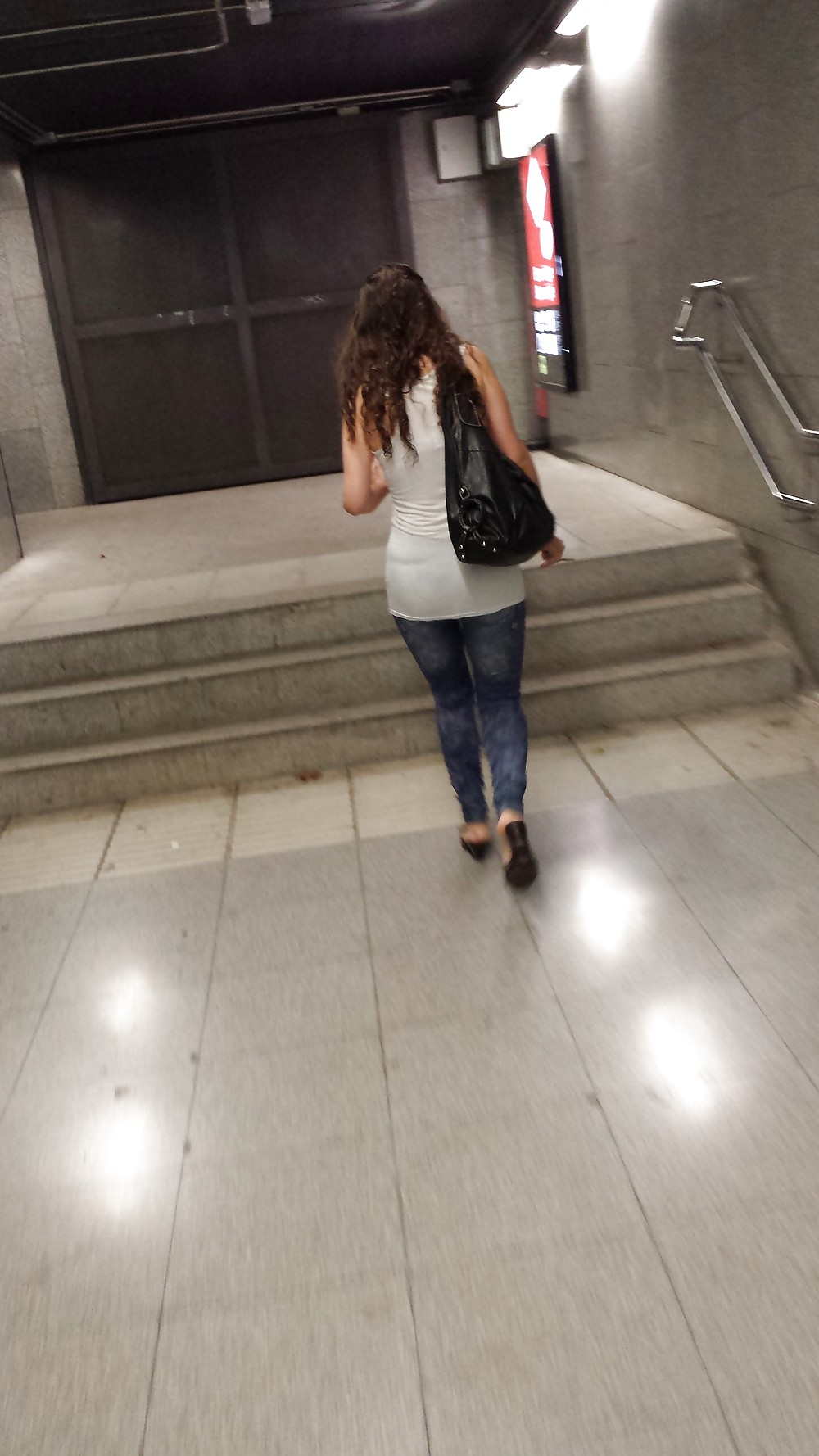 Voyeur in Barcelona metro #17959275