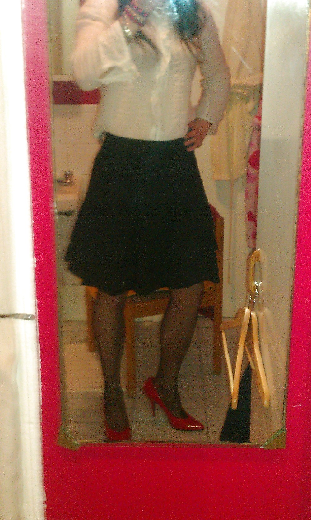 Me crossdressing stockings n spike heels #9716884