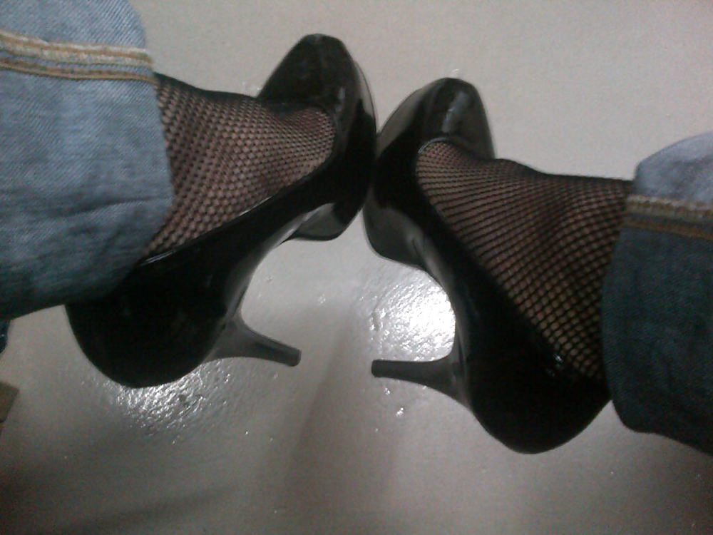 More heels and fishnets!! #14451622