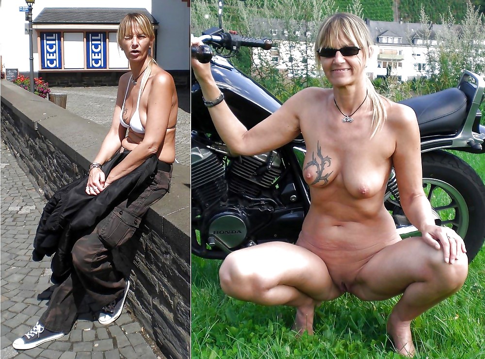 Dressed and undressed outdoors 2 #11654851
