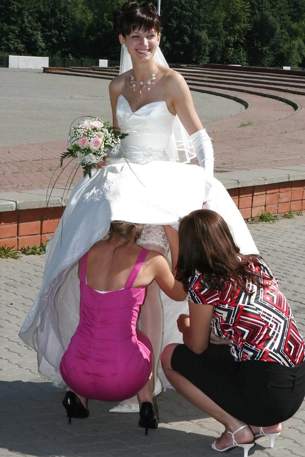 Brides upskirt #15820289
