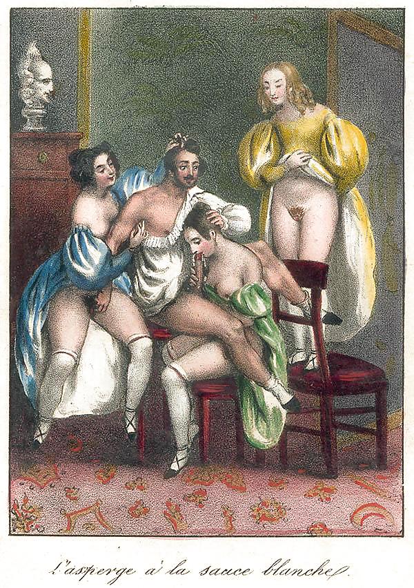 Arte erótico dibujado 77 - artista n.n. (8) c. 1840
 #19830413