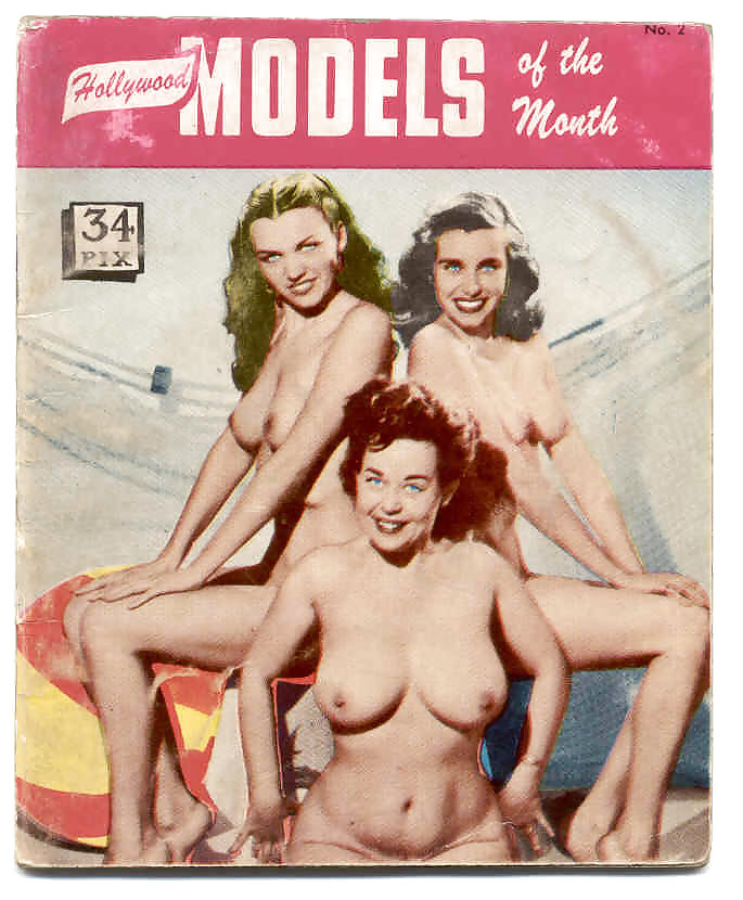 Vintage Zeitschriften Hollywood Modelle Des Monats Kein 02 #1436364