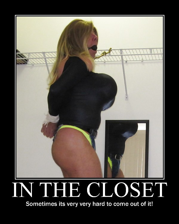 Raquel’s Silly Closet Bondage Motivationals