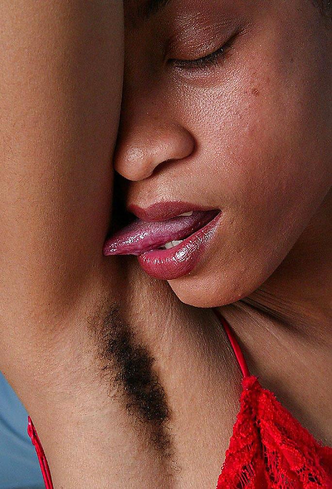 Black beauty Melissa, hairy armpits, lesbian  #22790171