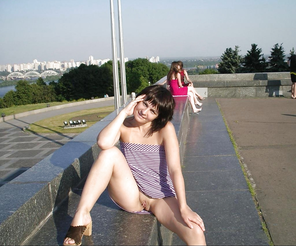 Russian sexwife. Public Nudity. Amateur. #8744354