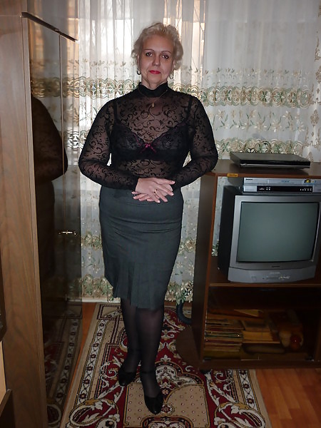Russian mature woman with sexy legs! #18685900