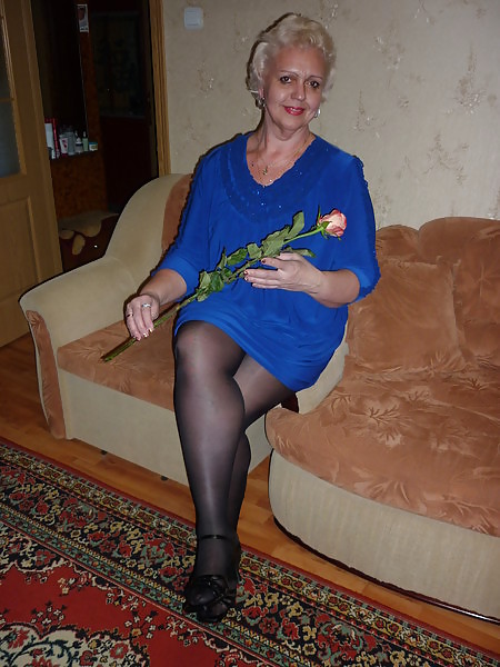 Russian mature woman with sexy legs! #18685923