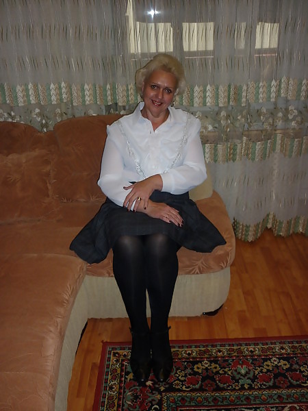 Russian mature woman with sexy legs! #18685965