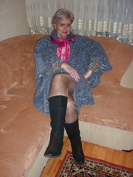 Russian mature woman with sexy legs! #18685970