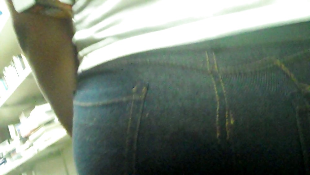 Public butts and ass in tight jeans #4080755
