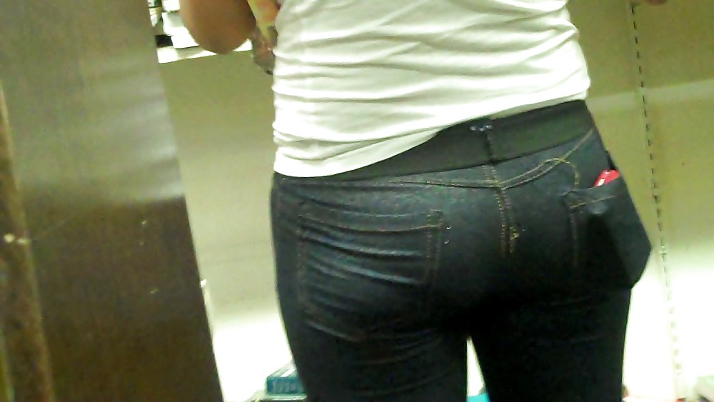 Public butts and ass in tight jeans #4080763