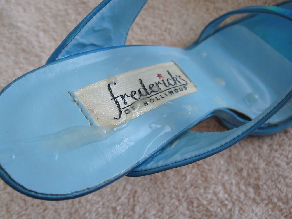 Blue Fredericks of Hollywood Heels #5237202